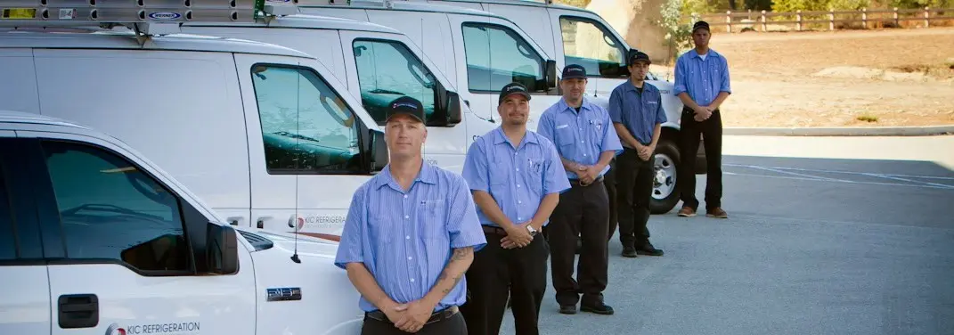 KIC Refrigeration crew ready for Mini Split Repair jobs across Bell Gardens